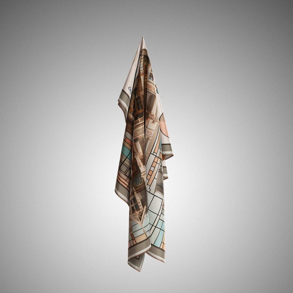 Residence:  Women's Silk Scarf