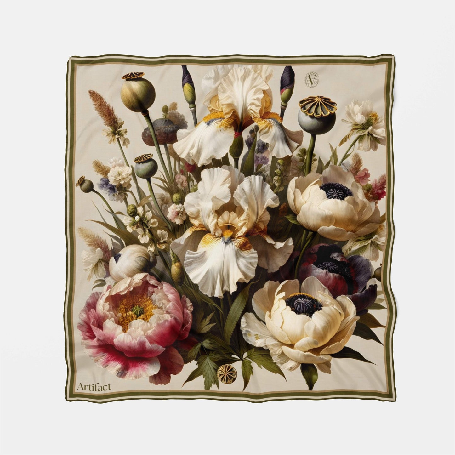 Liora Bounty:  Square Silk Scarf