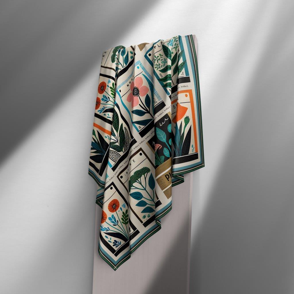 Flora: Women's Silk Scarf