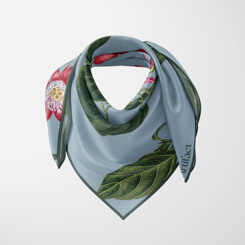 Liora Blossom:  Square Silk Scarf