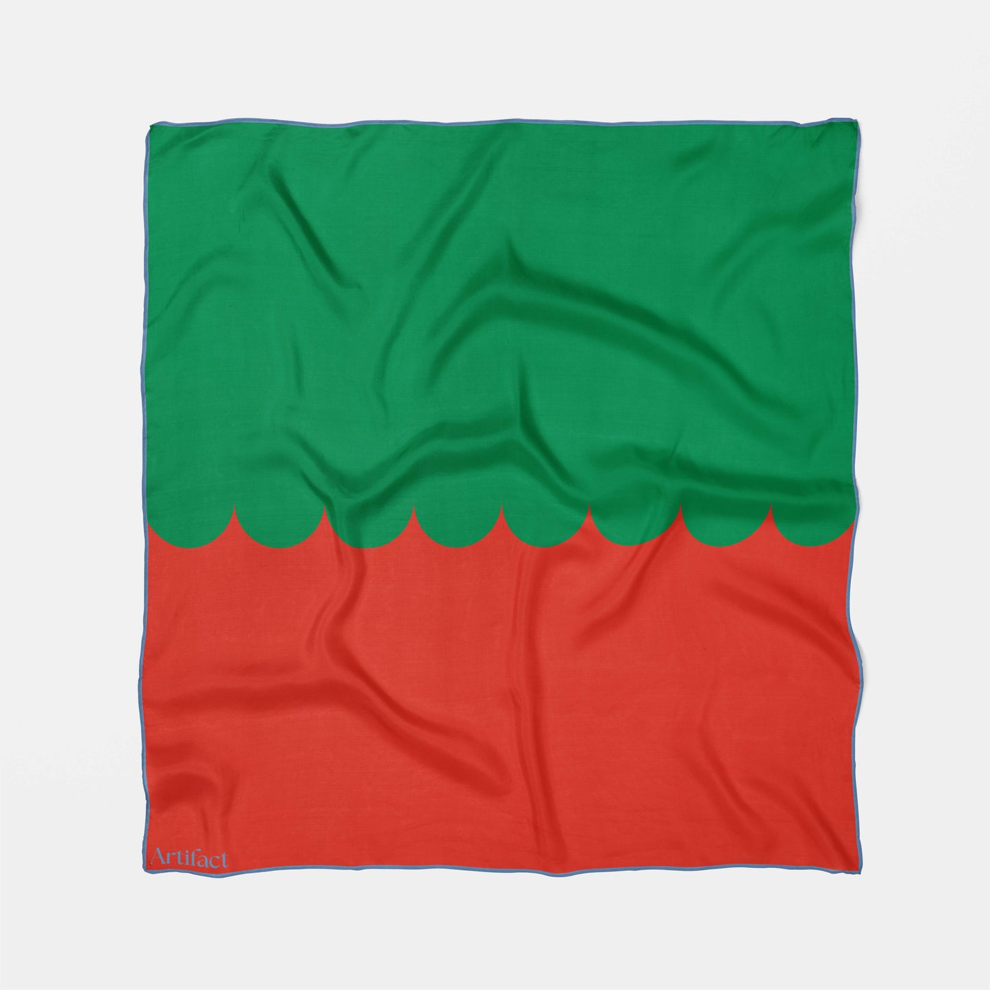 Jungle Poppy Square Silk Scarf