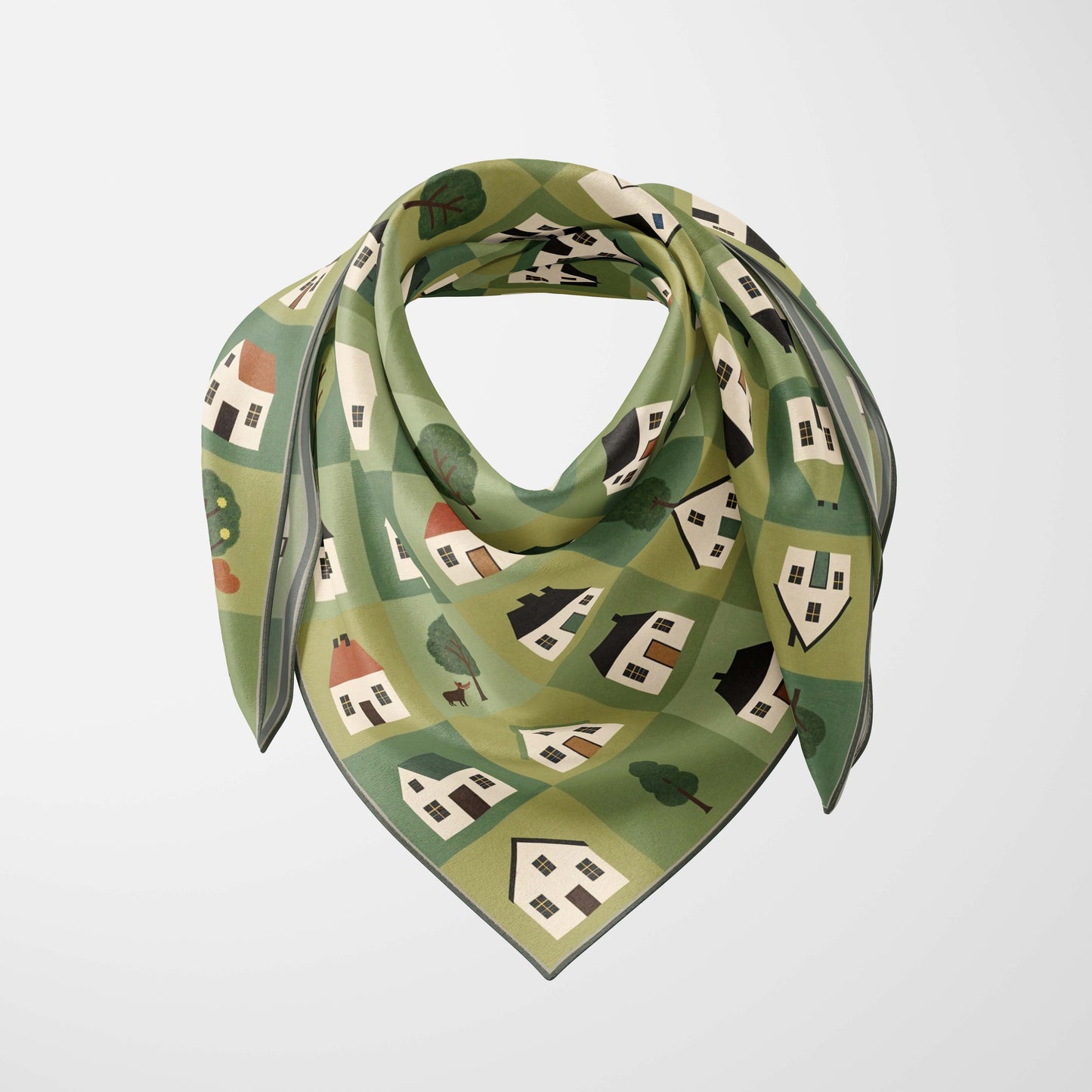 Tableau Hamlet | Square Silk Scarf