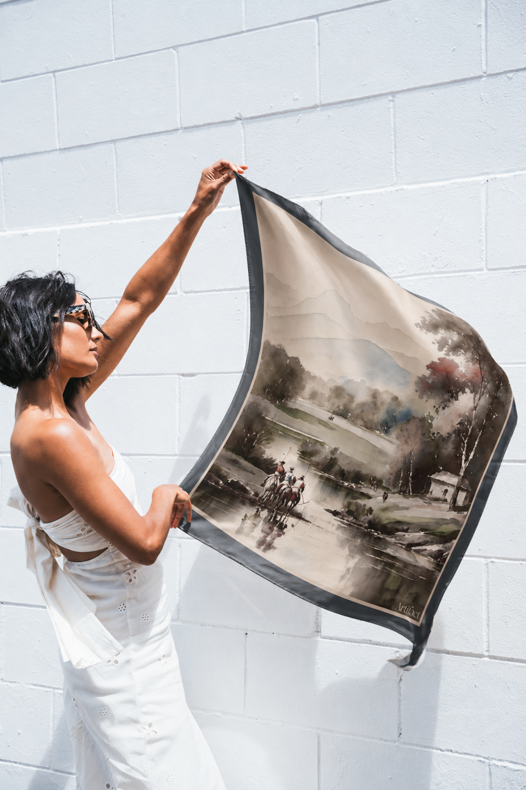 Cheval 26 | Drift Square Silk Scarf