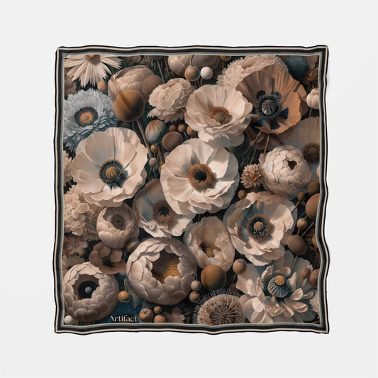Liora Study:  Square Silk Scarf