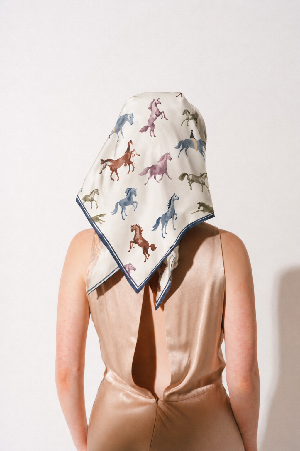 Cheval 26 | Form Square Silk Scarf