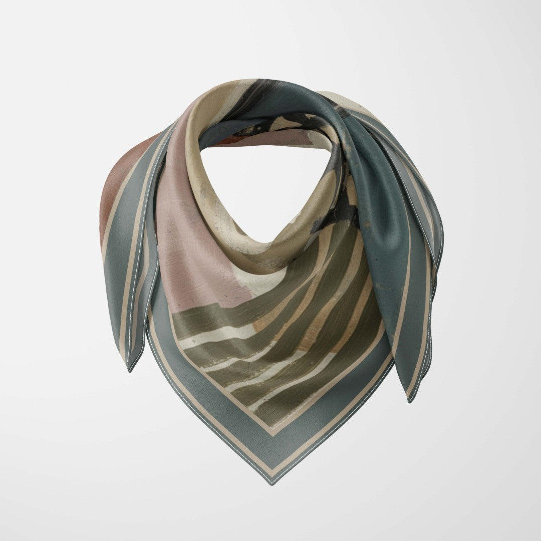 Tableau Strata | Square Silk Scarf