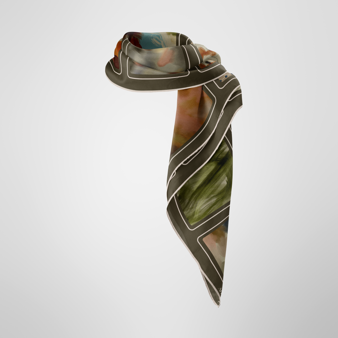 Tableau Muse | Square Silk Scarf