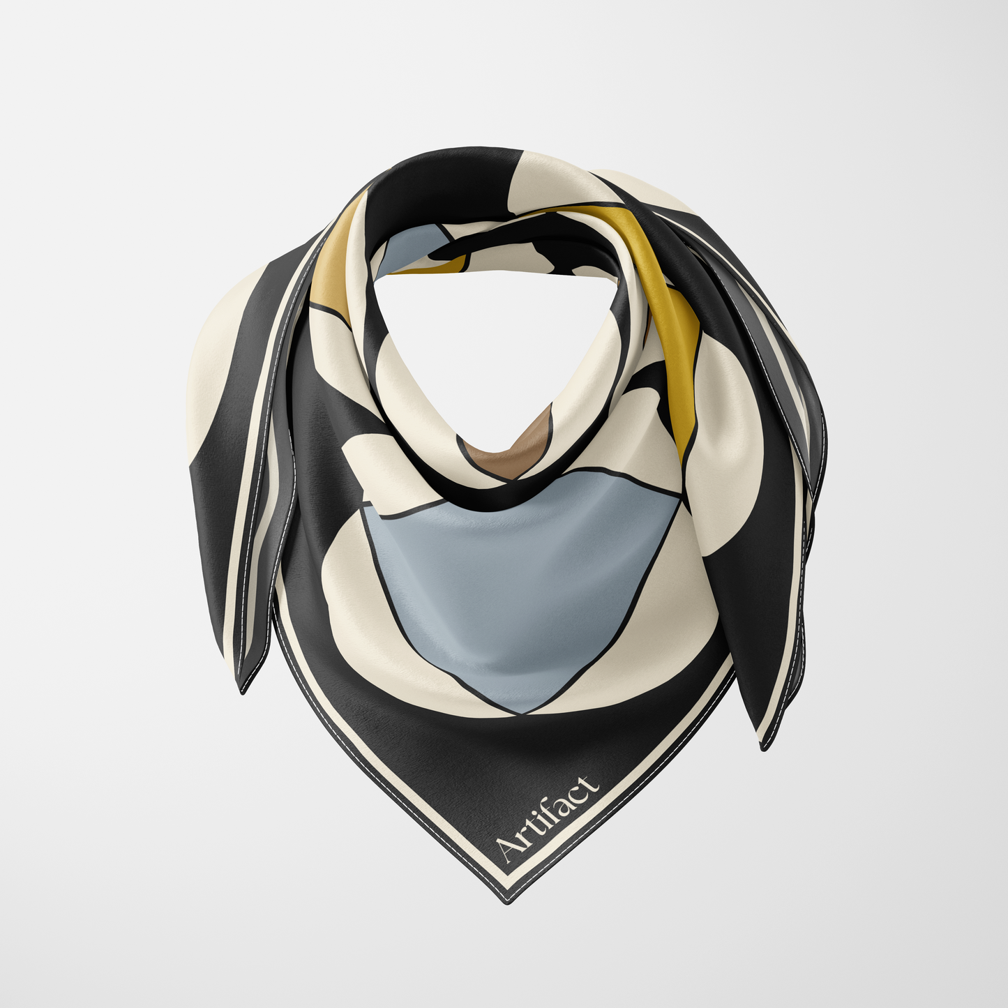 Tableau Forme | Square Silk Scarf