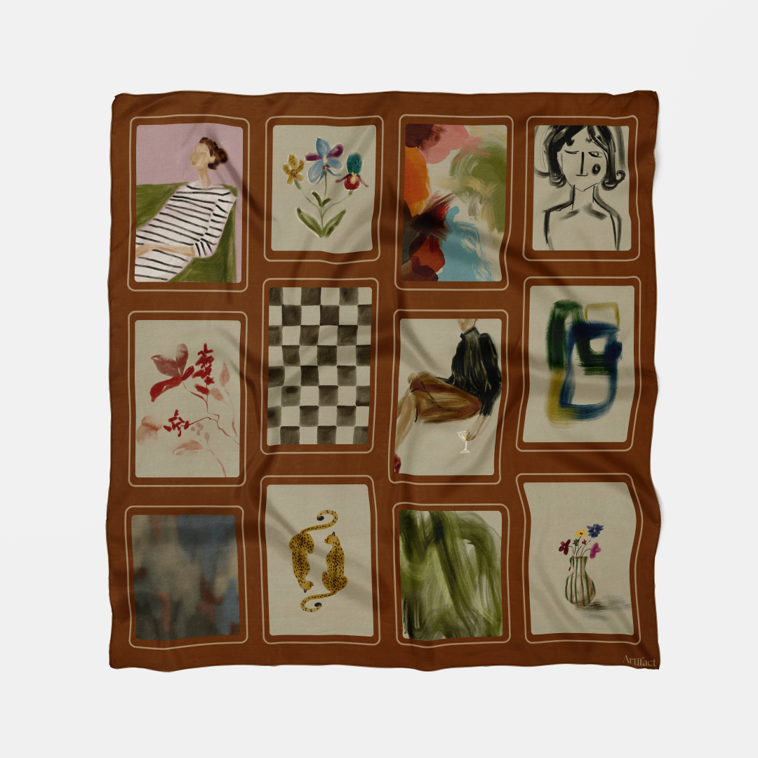 Tableau Salon | Square Silk Scarf