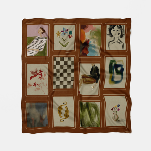 Tableau Salon | Square Silk Scarf