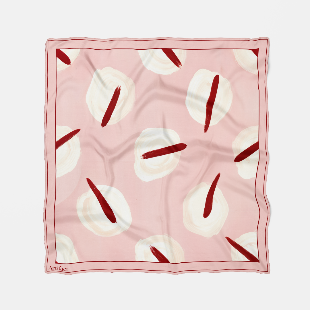 Tableau Rosetta | Square Silk Scarf