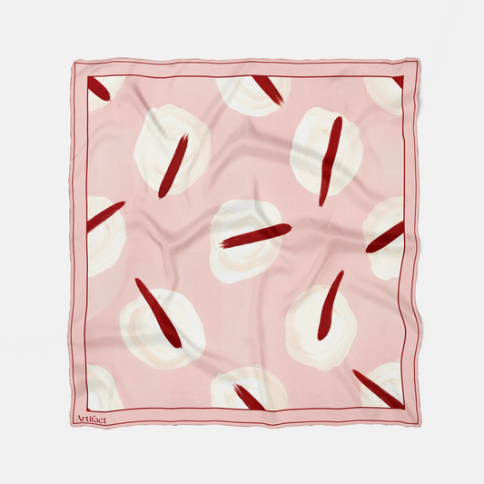 Tableau Rosetta | Square Silk Scarf