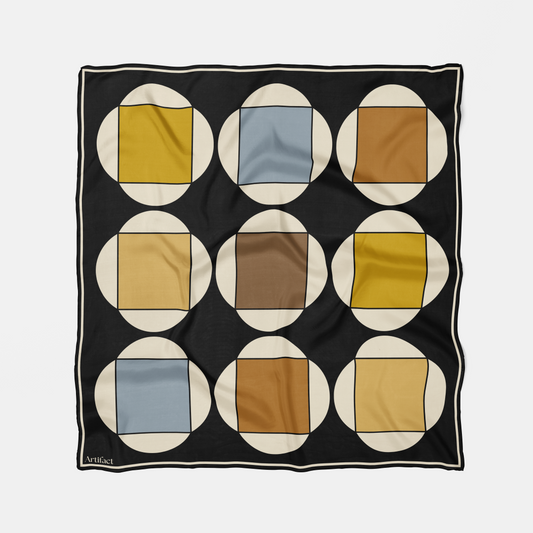 Tableau Forme | Square Silk Scarf