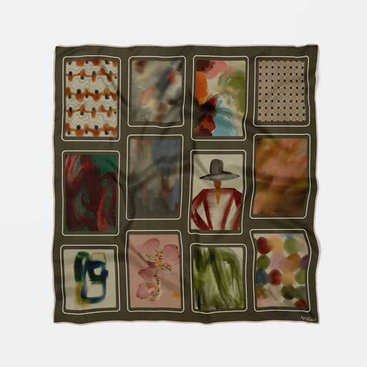 Tableau Muse | Square Silk Scarf