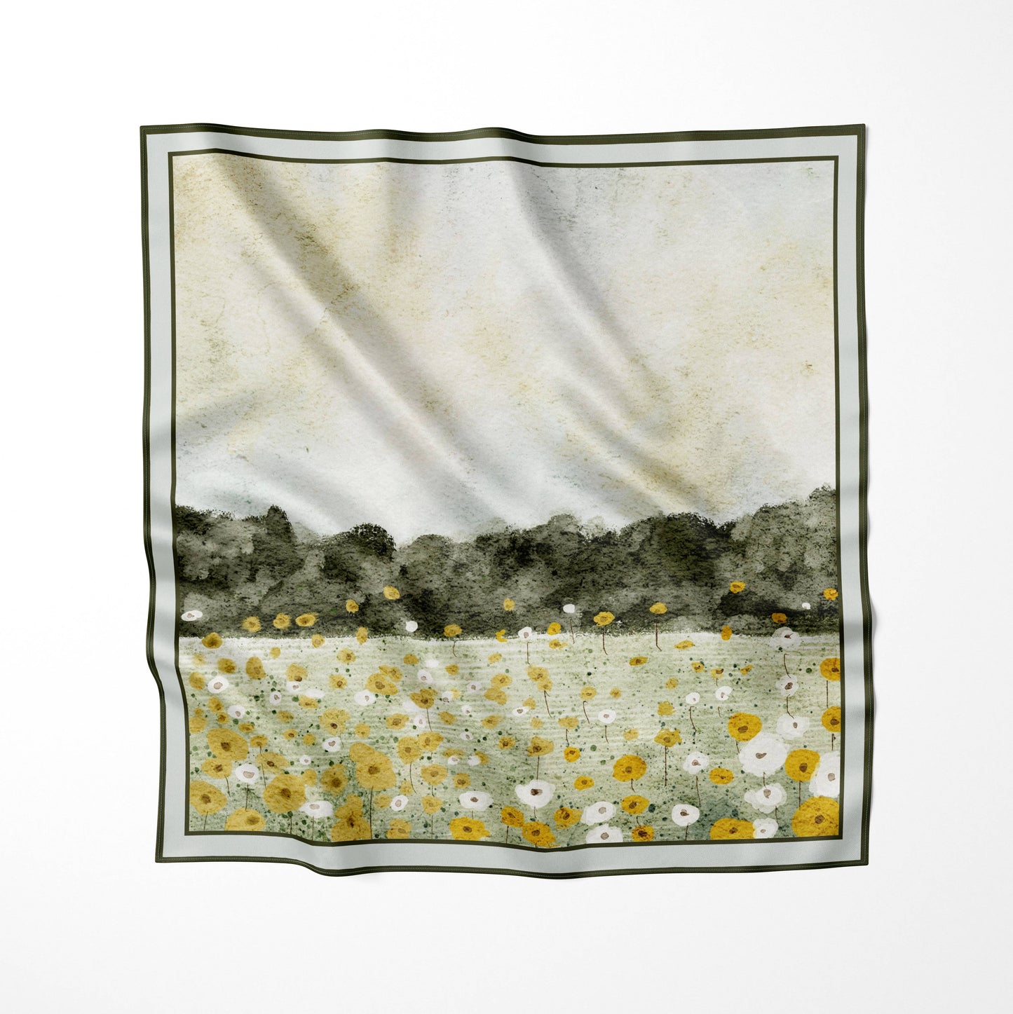 Pavot: Square Silk Scarf