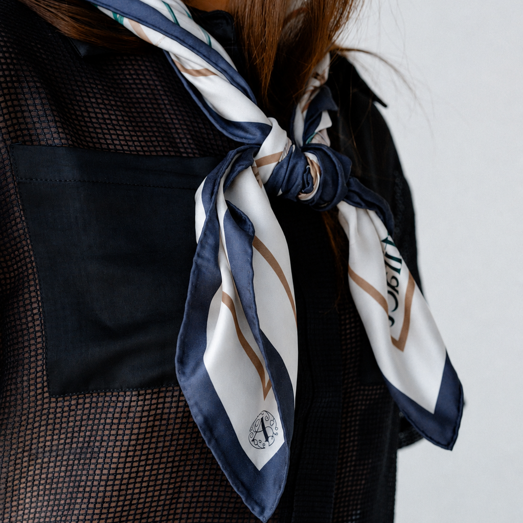 Liora Tapestry:  Square Silk Scarf