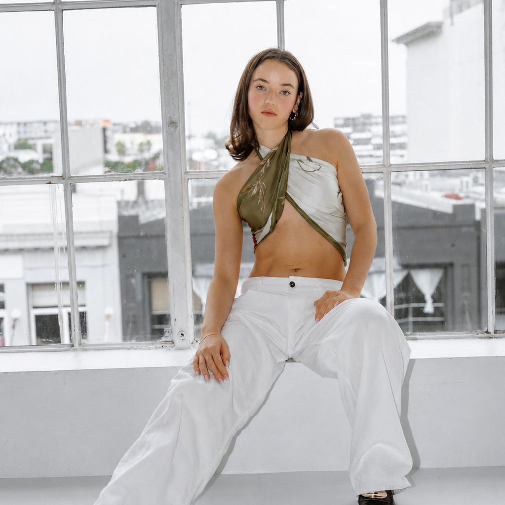 Liora Still:  Square Silk Scarf