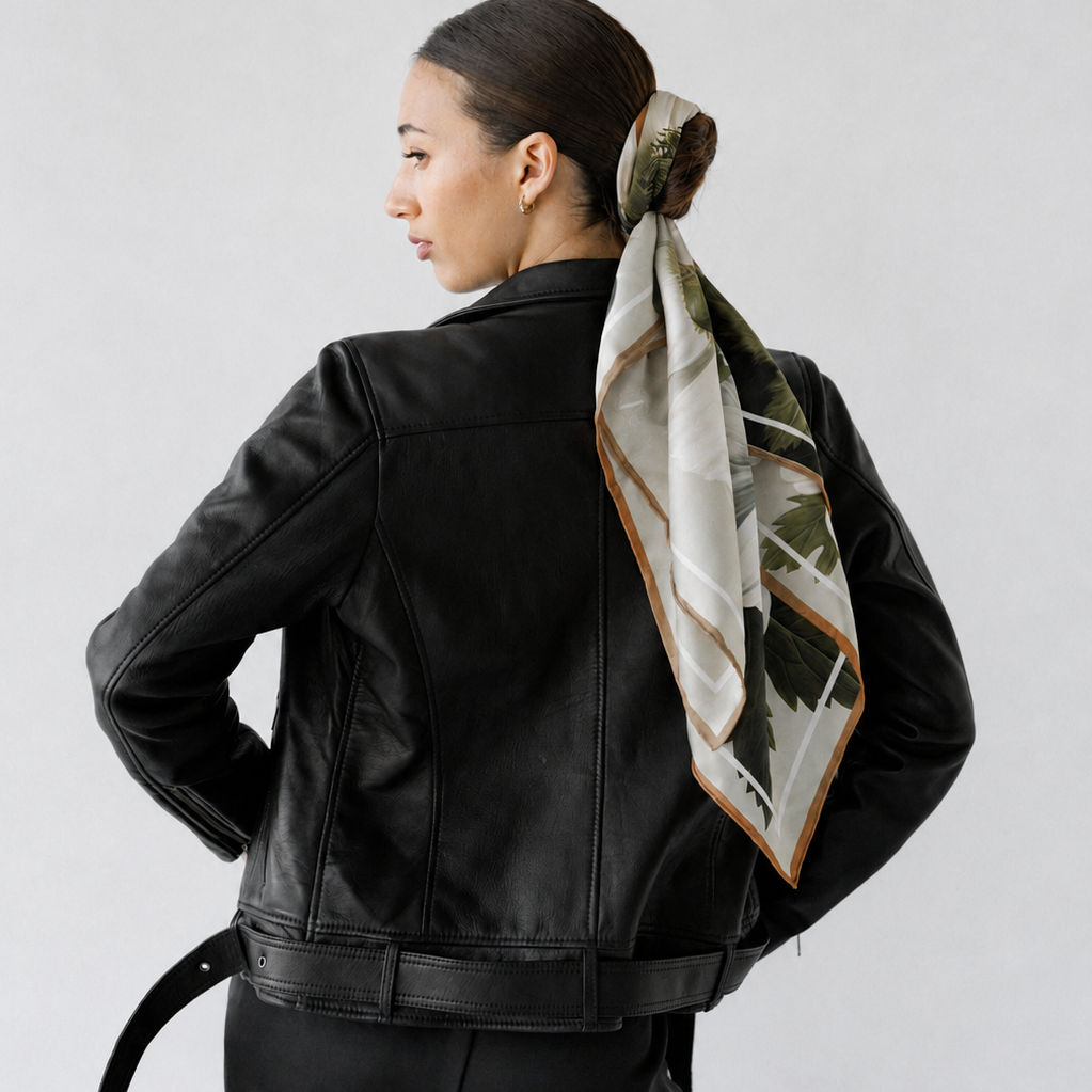 Liora Garden:  Square Silk Scarf