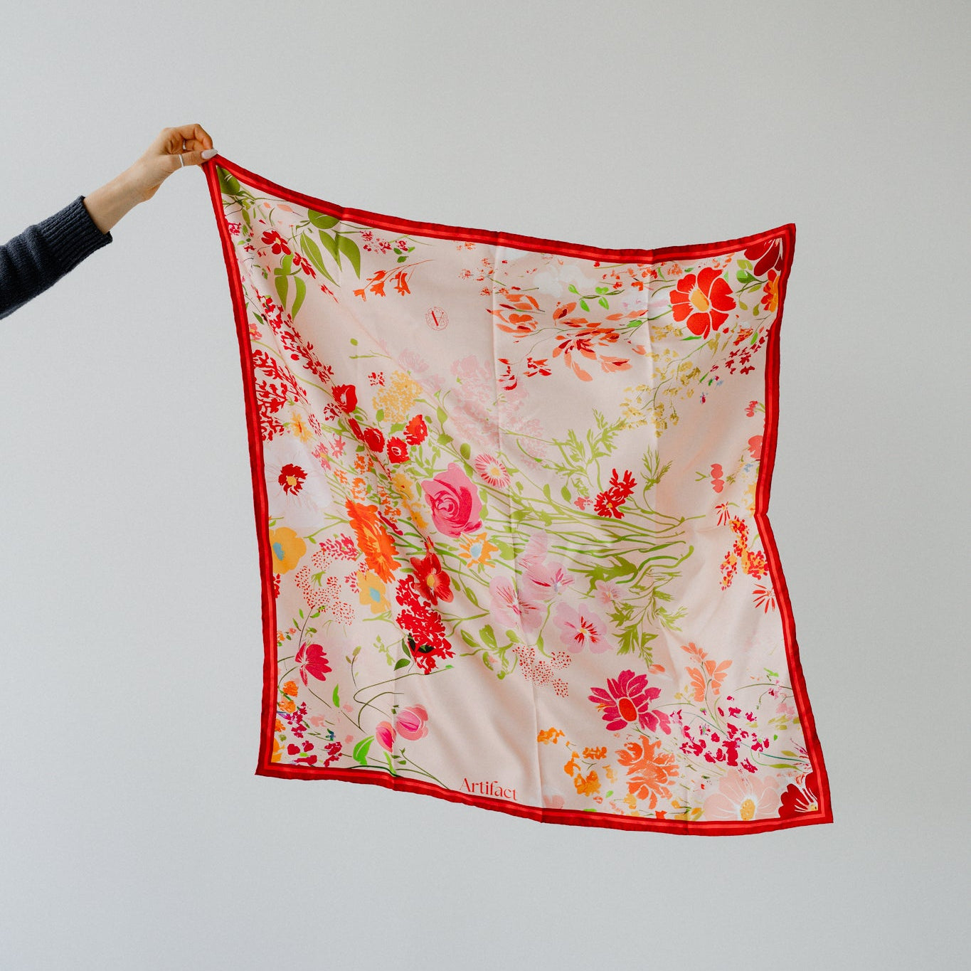 Liora Meadow:  Square Silk Scarf