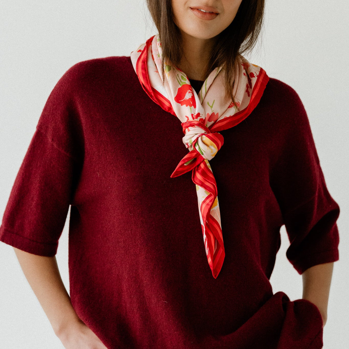 Liora Meadow:  Square Silk Scarf