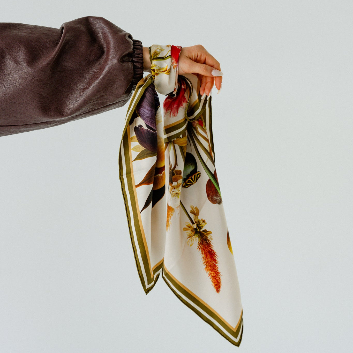 Liora Bounty:  Square Silk Scarf