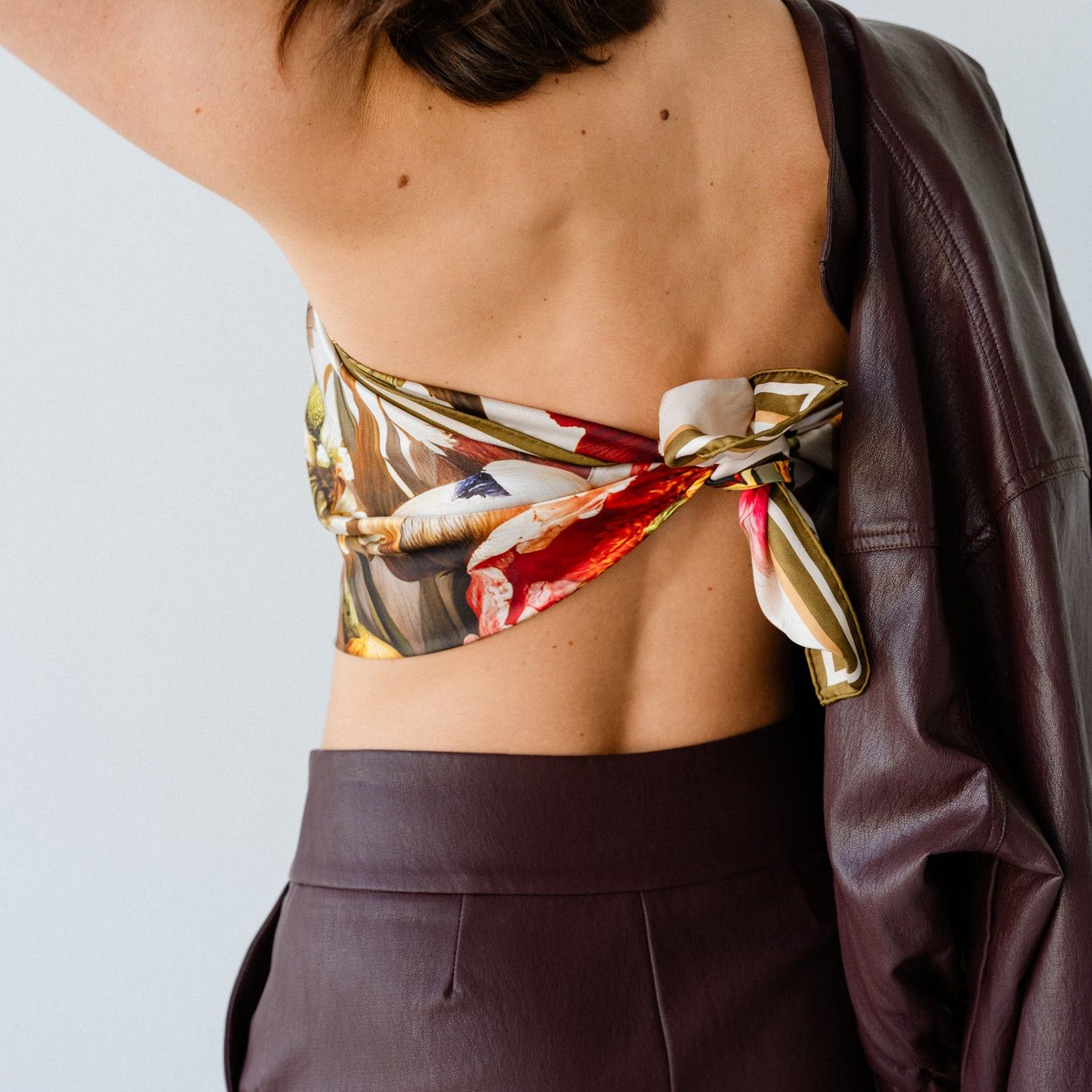 Liora Bounty:  Square Silk Scarf