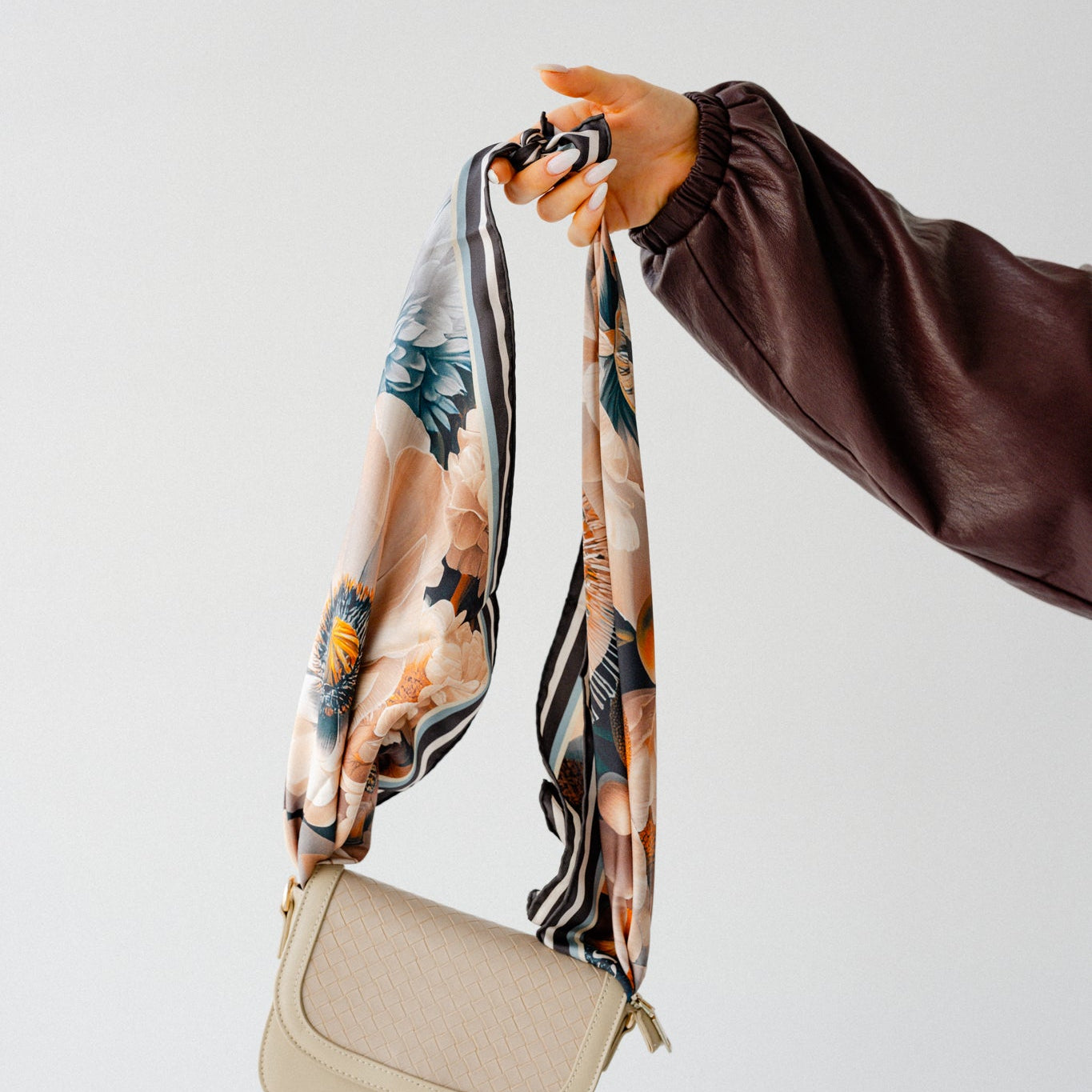 Liora Study:  Square Silk Scarf