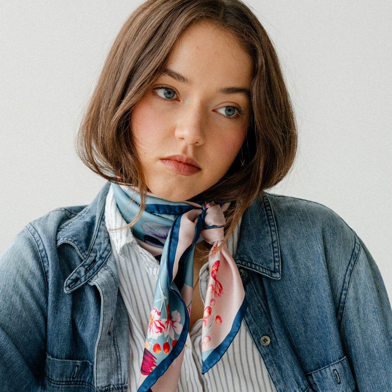 Liora Bloom:  Square Silk Scarf