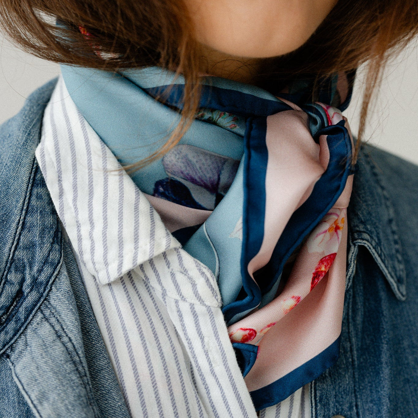 Liora Bloom:  Square Silk Scarf