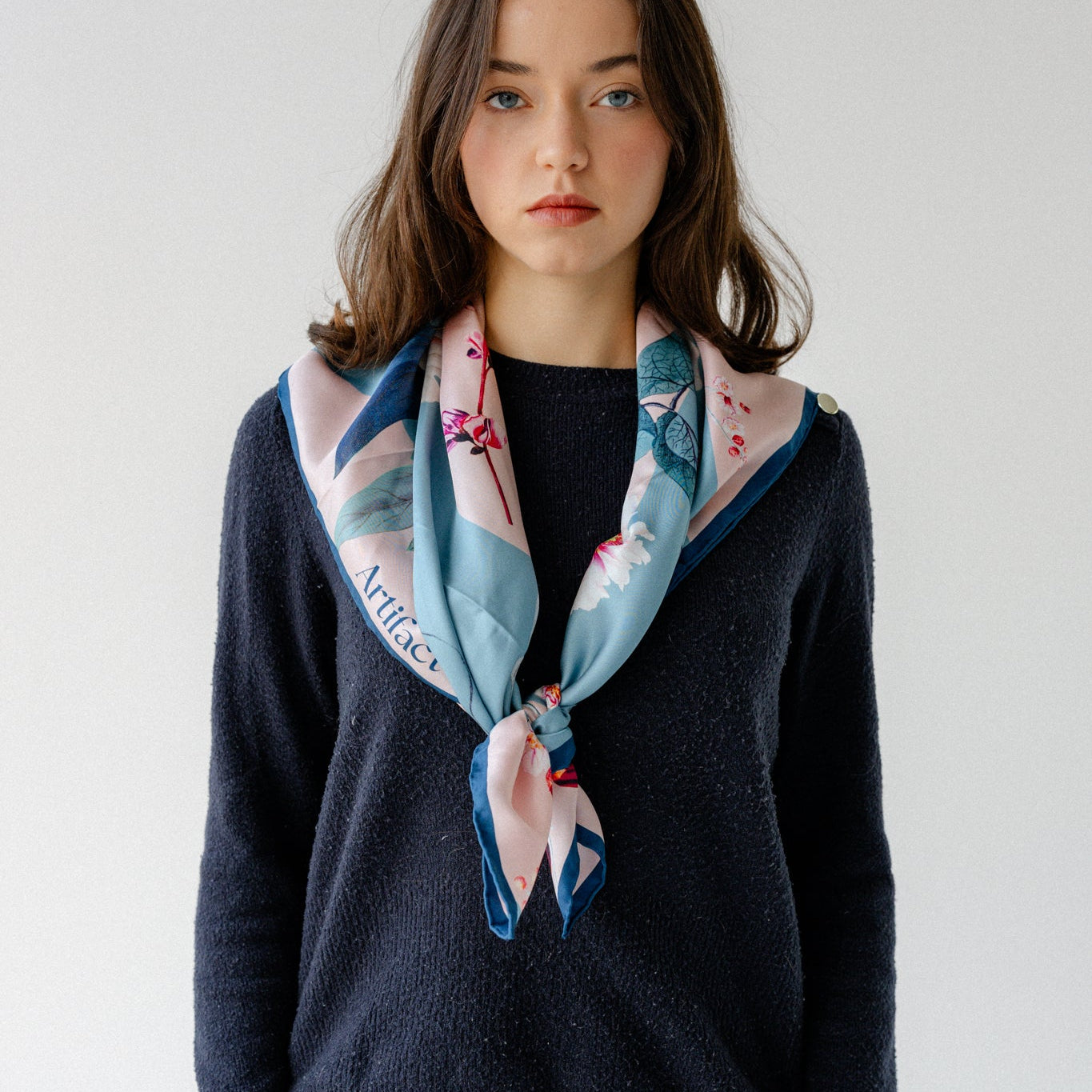 Liora Bloom:  Square Silk Scarf