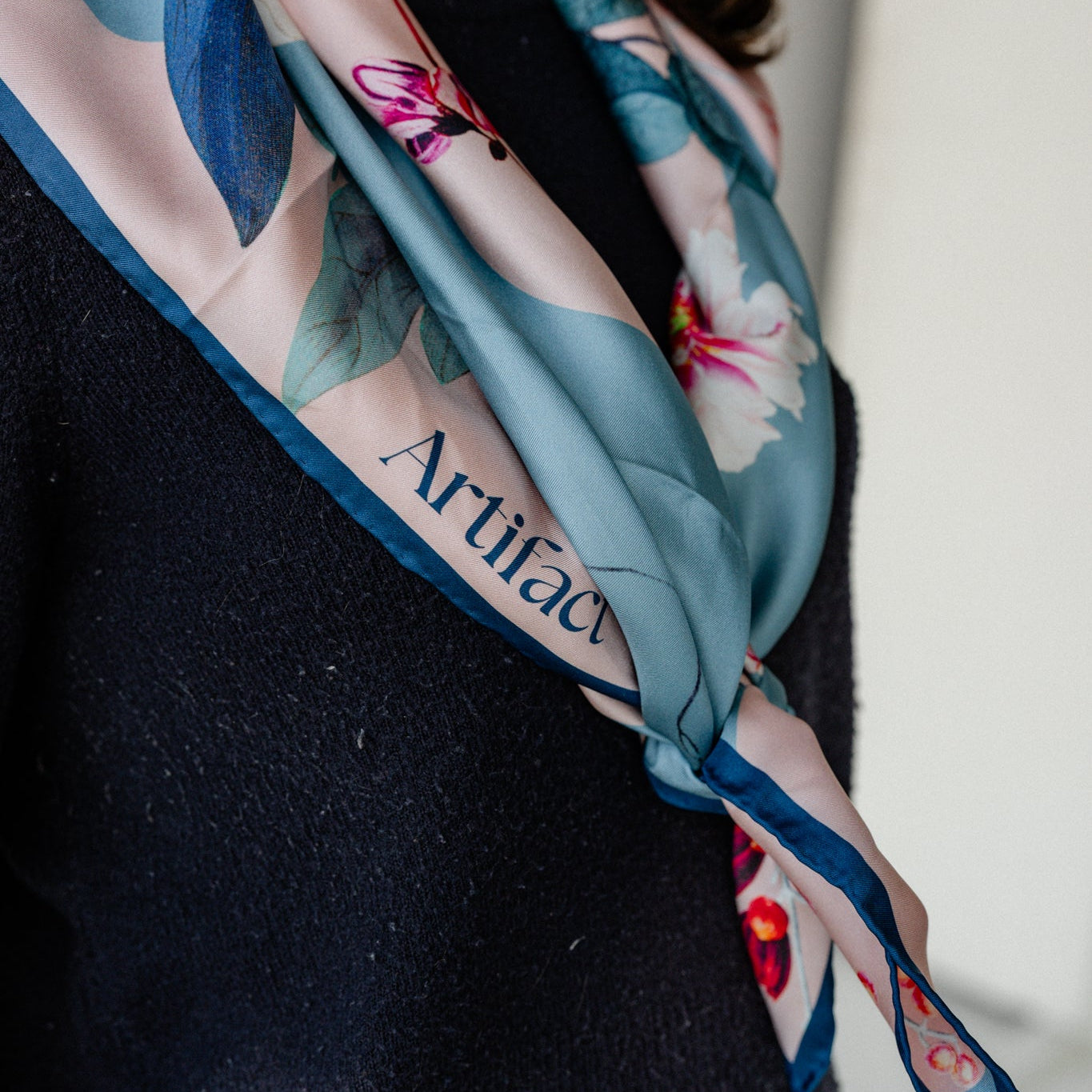 Liora Bloom:  Square Silk Scarf