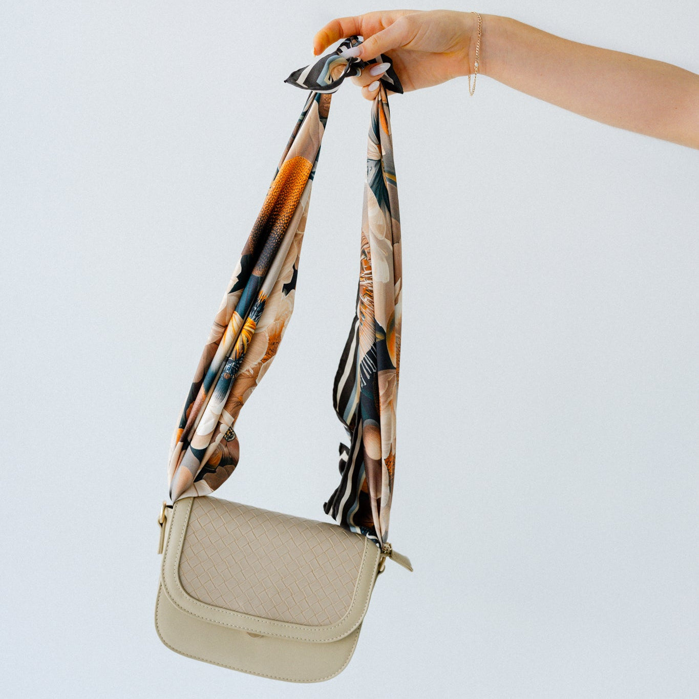 Liora Study:  Square Silk Scarf