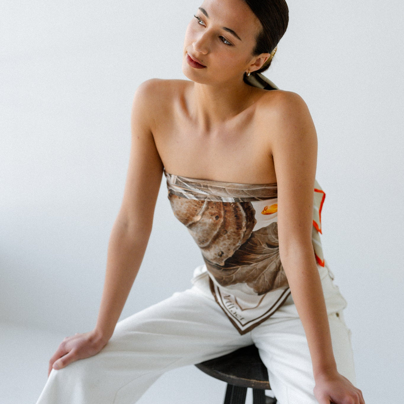 Liora Heirloom:  Square Silk Scarf