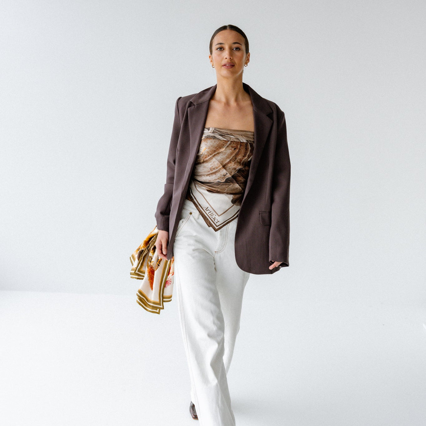 Liora Bounty:  Square Silk Scarf