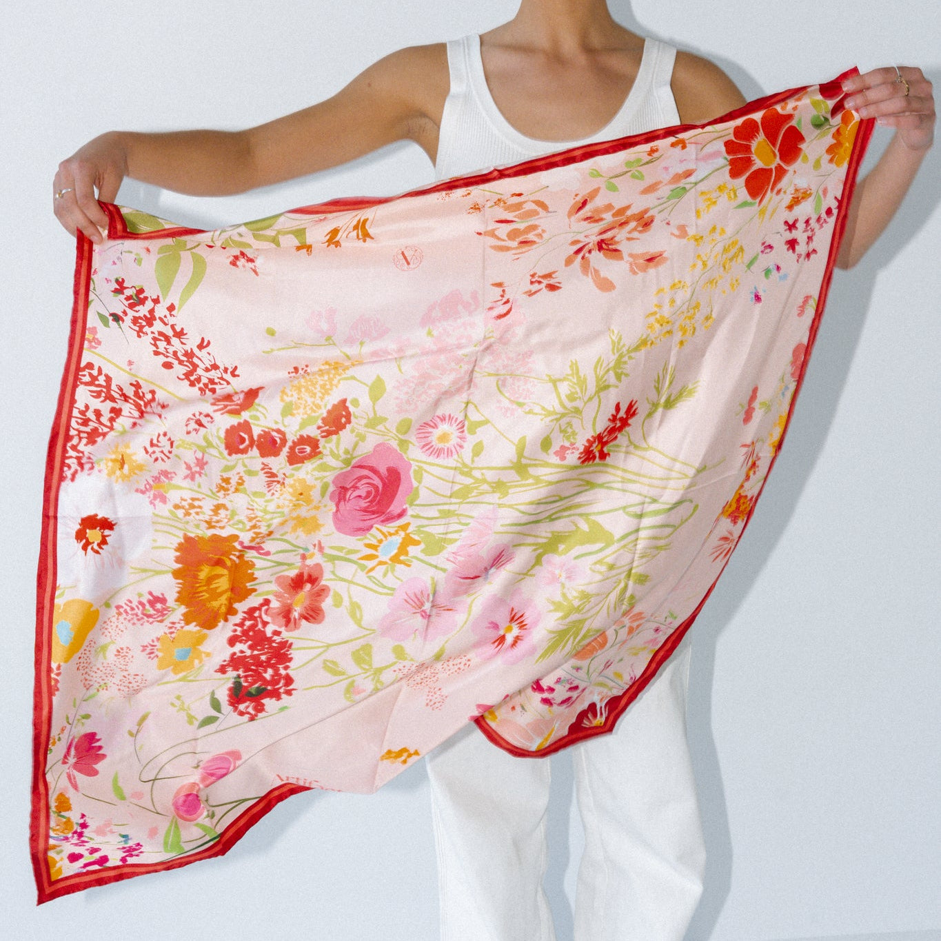 Liora Meadow:  Square Silk Scarf