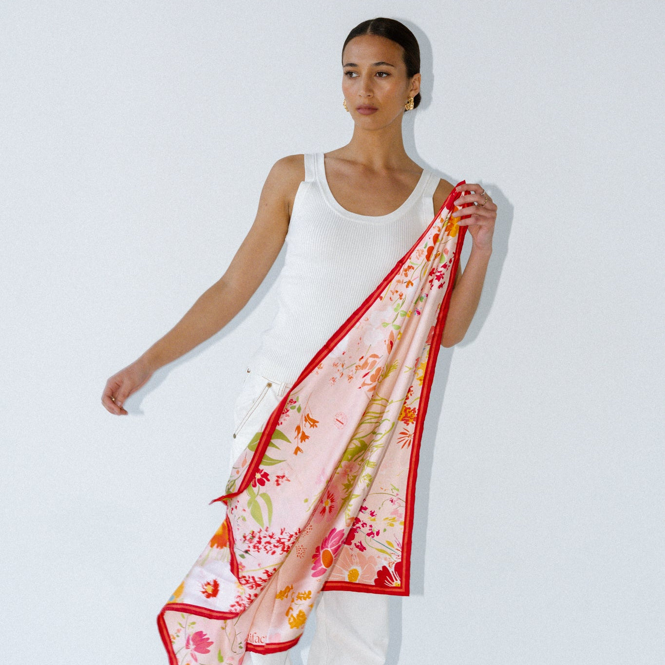 Liora Meadow:  Square Silk Scarf