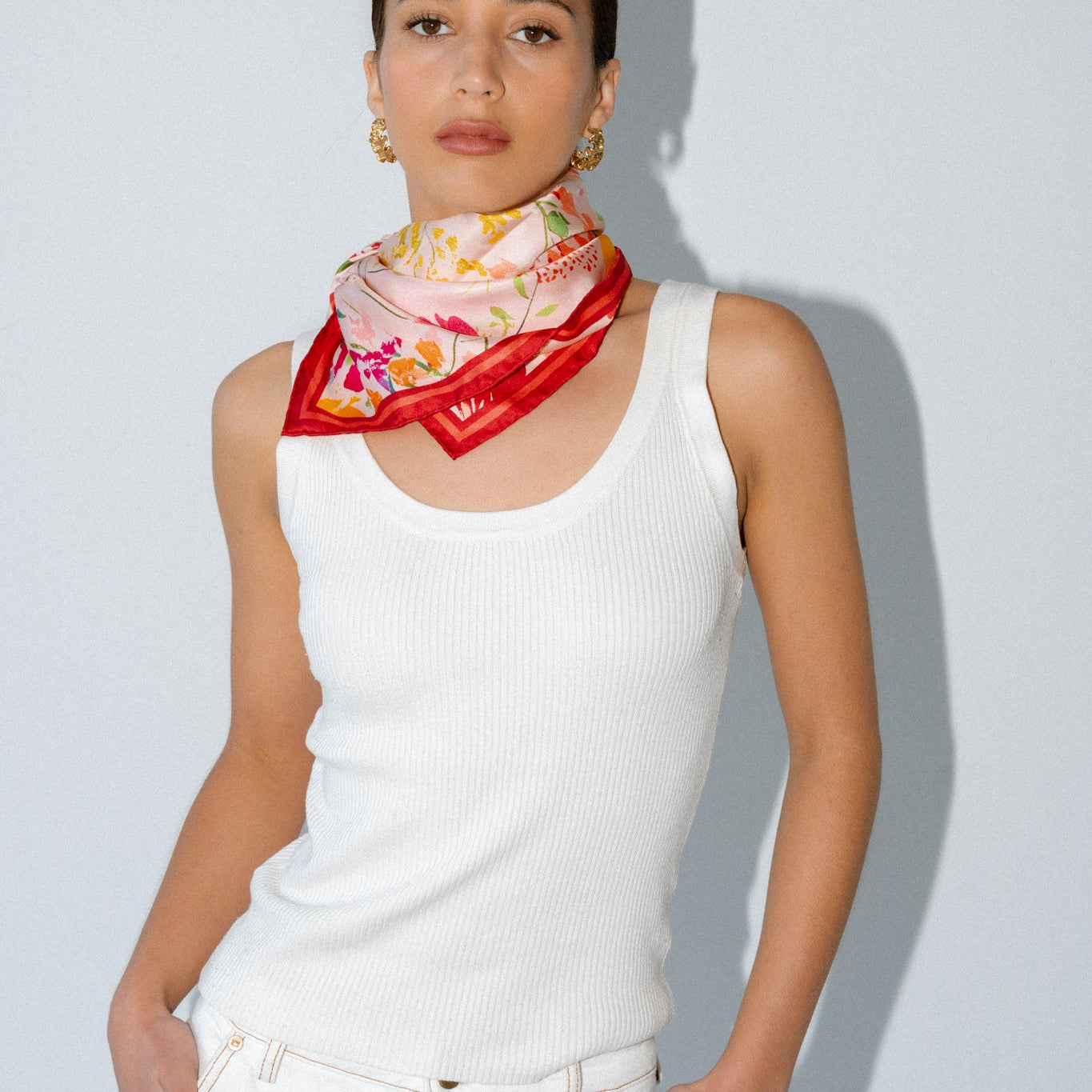 Liora Meadow:  Square Silk Scarf
