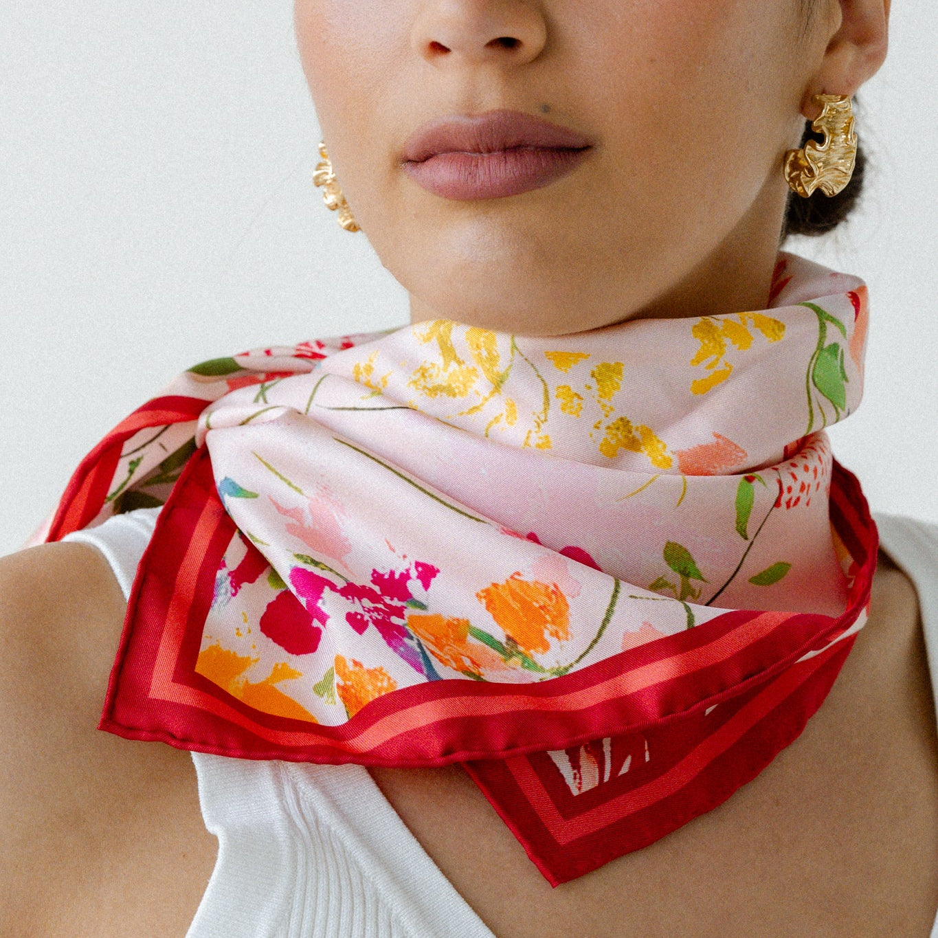 Liora Meadow:  Square Silk Scarf