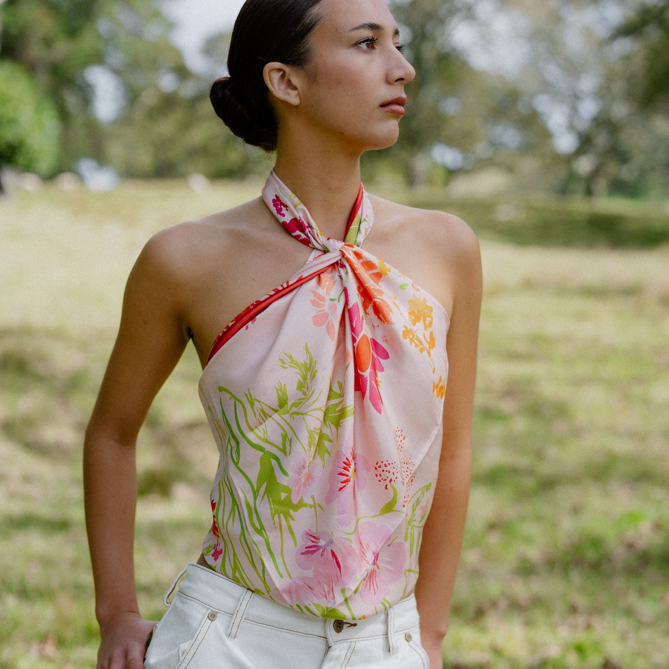 Liora Meadow:  Square Silk Scarf