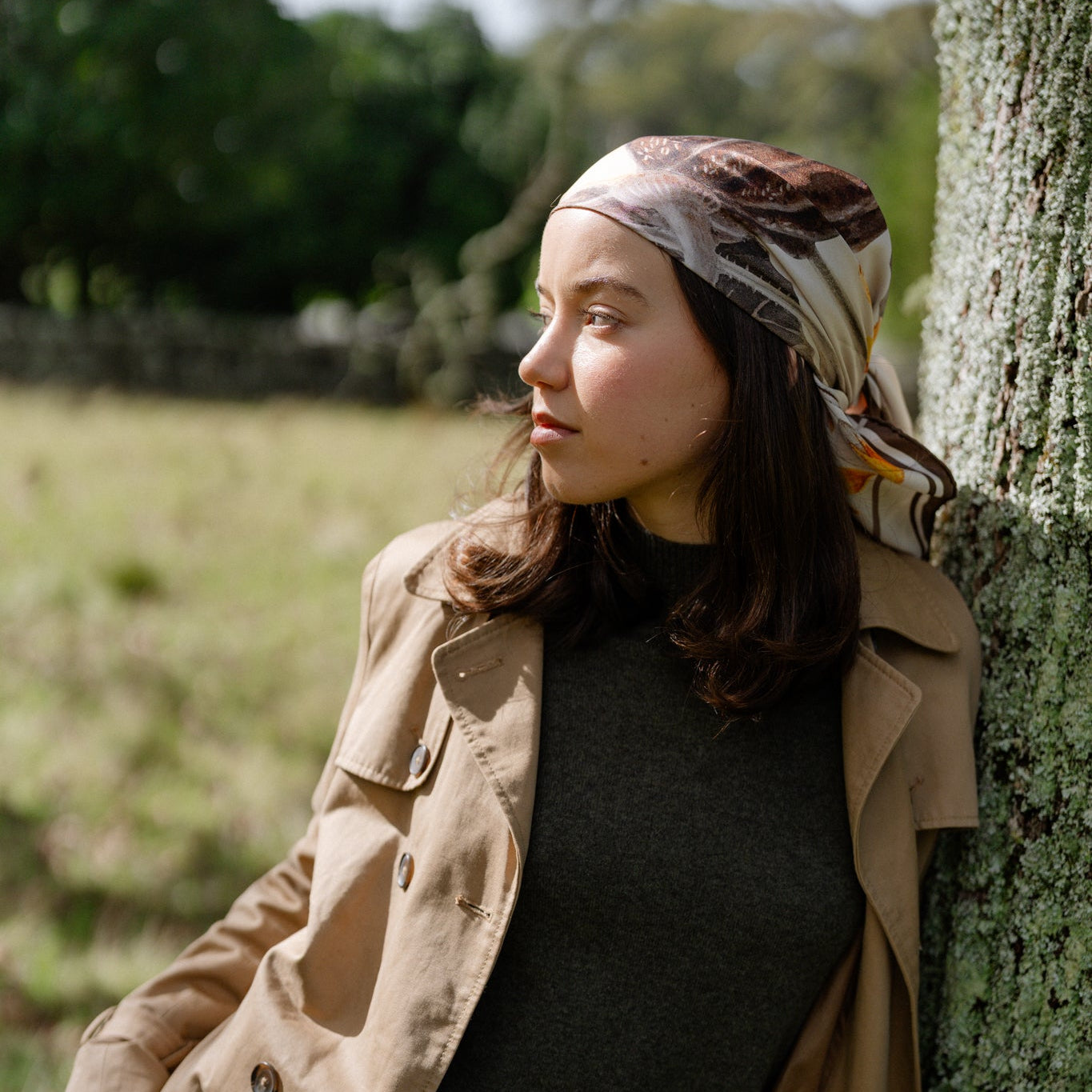 Liora Heirloom:  Square Silk Scarf