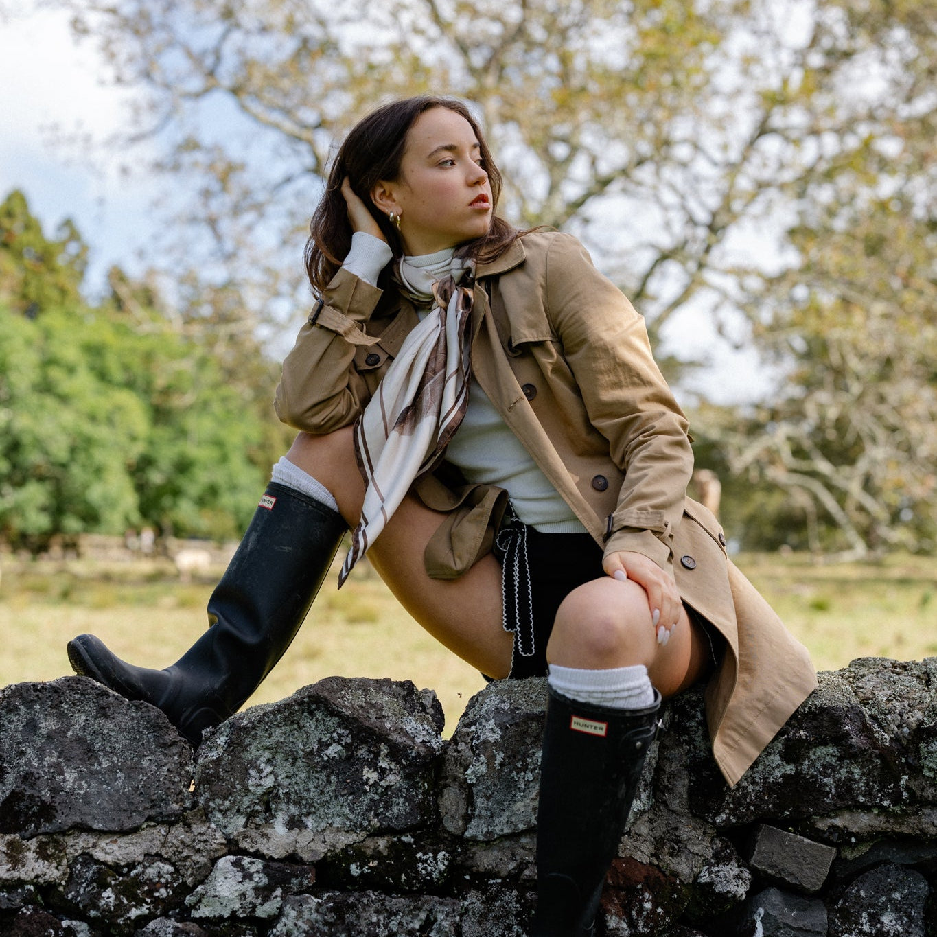 Liora Heirloom:  Square Silk Scarf