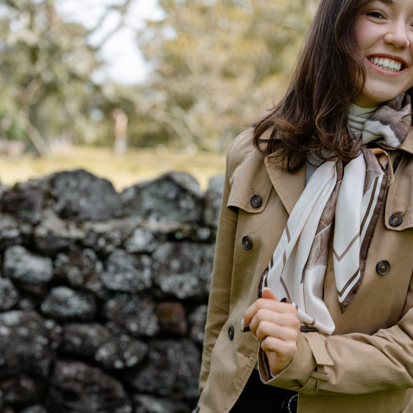 Liora Heirloom:  Square Silk Scarf